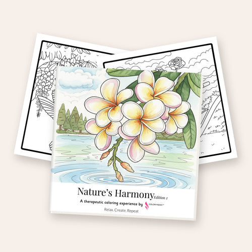 Nature's Harmony Edition 2 coloring book cover